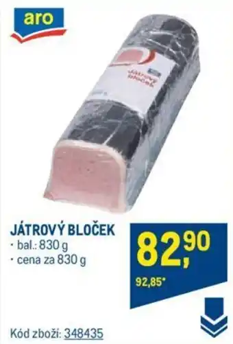 Makro JÁTROVÝ BLOČEK nabídka