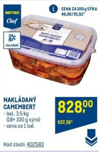 Makro NAKLÁDANÝ CAMEMBERT nabídka