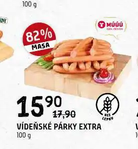 Terno Vídeňské párky extra nabídka