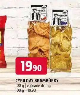 Terno Cyrilovy brambůrky nabídka
