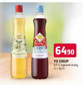 Terno Yo sirup nabídka