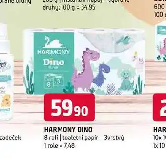 Terno Harmony dino toaletní papír nabídka