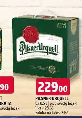 Terno Pivo pilsner urquell nabídka