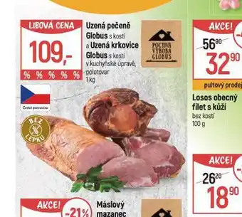 Globus Uzená pečeně s kostí nabídka