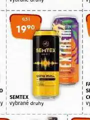 Terno Semtex energy drink nabídka