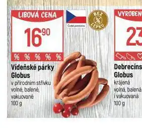 Globus Vídeňské párky nabídka