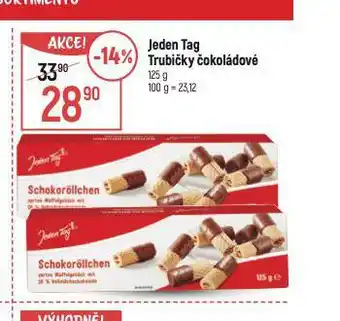 Globus Jeden tag trubičky čokoládové nabídka