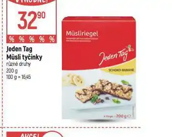Globus Jeden tag müsli tyčinky nabídka
