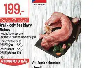 Globus Králík celý bez hlavy nabídka