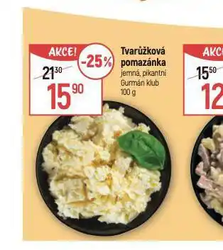 Globus Tvarůžková pomazánka nabídka