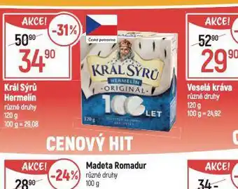 Globus Král sýrů hermelín nabídka
