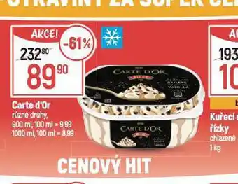 Globus Zmrzlina carte d´or nabídka