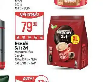 Globus Nescafé 3v1, 2v1 nabídka