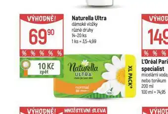 Globus Naturella ultra dámské vložky nabídka