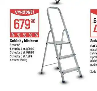 Globus Schůdky hliníkové 5 stupňů nabídka