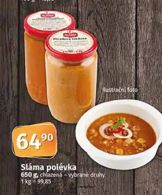 Coop Sláma polévka nabídka
