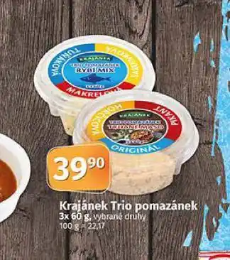 Coop Krajánek trio pomazánek nabídka