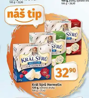 Král sýrů hermelín