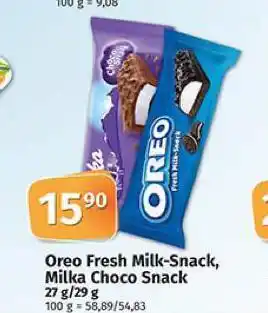 Coop Oreo fresh milk snack nabídka