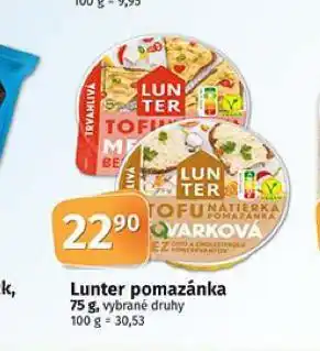 Coop Lunter pomazánka nabídka