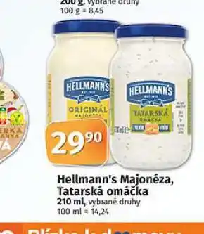 Coop Hellmann's tatarská omáčka nabídka