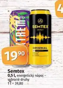 Coop Semtex energy drink nabídka