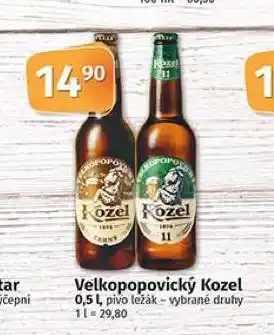 Coop Pivo velkopopovický kozel nabídka