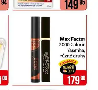 Teta Max factor řasenka nabídka