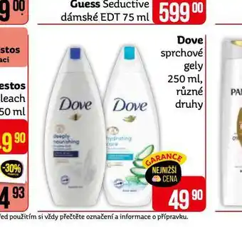 Teta Dove sprchový gel nabídka