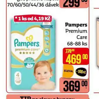 Teta Pampers dětské plenky nabídka