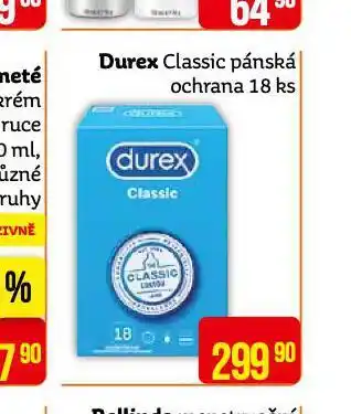 Teta Durex classic pánská ochrana nabídka