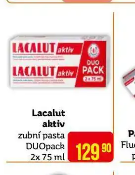 Teta Lacalut aktiv zubní pasta duopack nabídka
