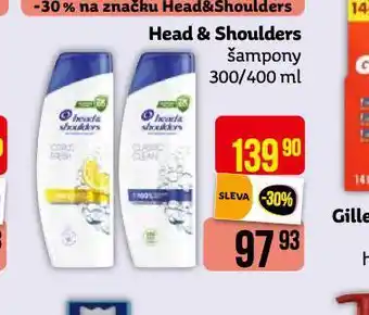 Teta Head & shoulders šampon nabídka