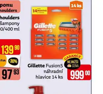 Teta Gillette fusion 5 náhradní hlavice nabídka