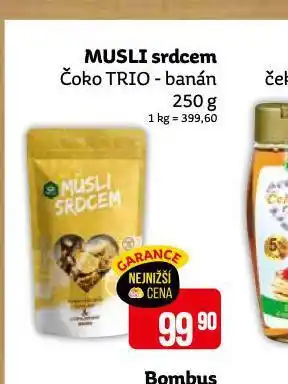 Teta Musli srdcem čoko trio - banán nabídka