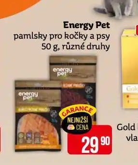 Teta Energy pet pamlsky pro kočky nabídka