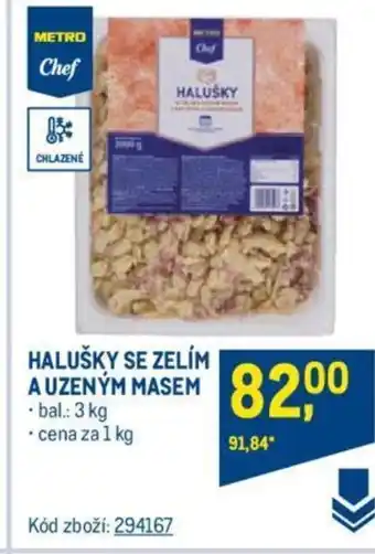 Makro HALUŠKY SE ZELÍM A UZENÝM MASEM nabídka