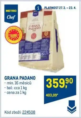 Makro GRANA PADANO nabídka