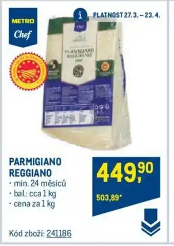 Makro PARMIGIANO REGGIANO nabídka