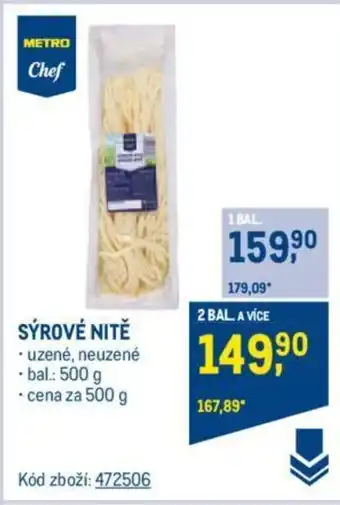 Makro SÝROVÉ NITĚ nabídka