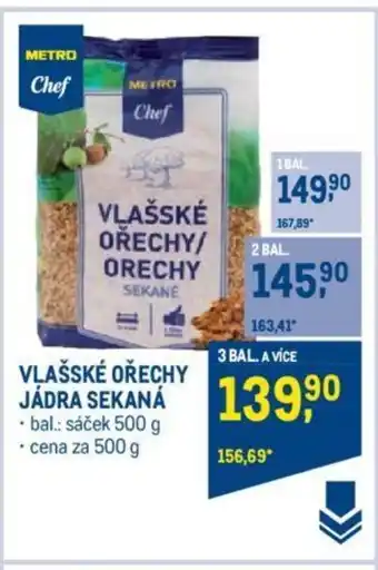 Makro VLAŠSKÉ OŘECHY JÁDRA SEKANA nabídka