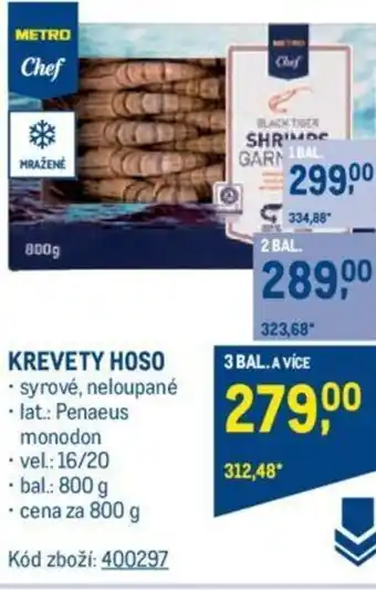 Makro KREVETY HOSO nabídka