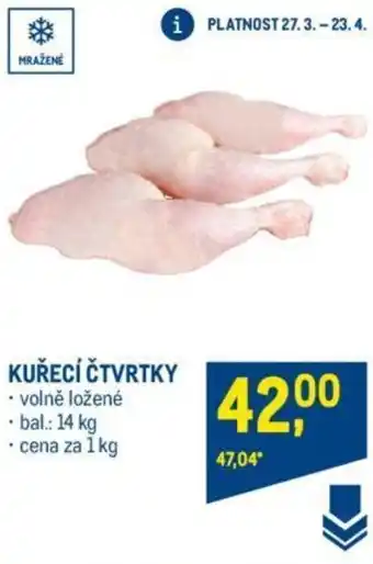 Makro KUŘECÍ ČTVRTKY nabídka