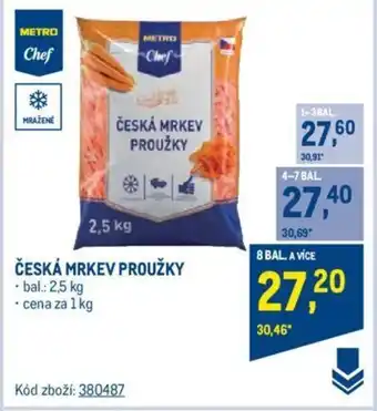 Makro ČESKÁ MRKEV PROUŽKY nabídka