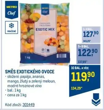 Makro SMĚS EXOTICKÉHO OVOCE nabídka