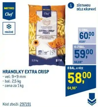 Makro HRANOLKY EXTRA CRISP nabídka