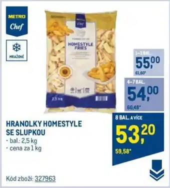 Makro HRANOLKY HOMESTYLE SE SLUPKOU nabídka