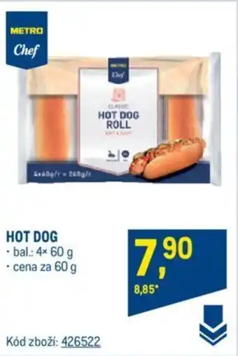 Makro HOT DOG nabídka
