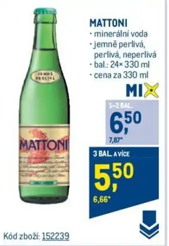 Makro MATTONI nabídka