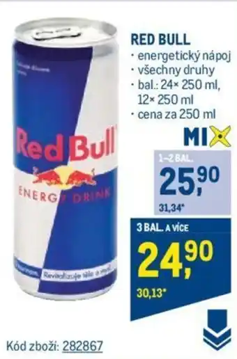 Makro RED BULL nabídka